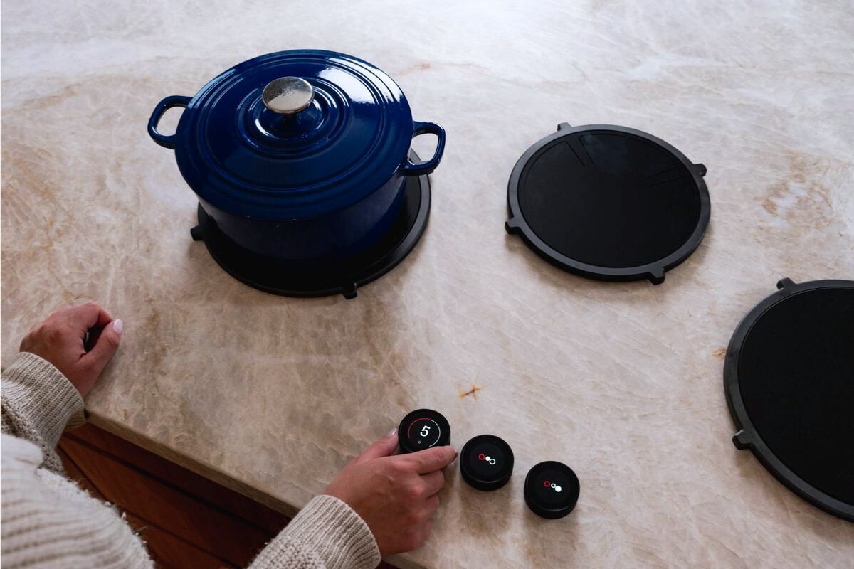 rotary encoder display on a hob - anders